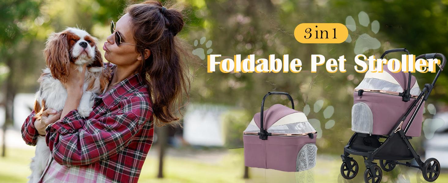 3 in 1 Pet Stroller