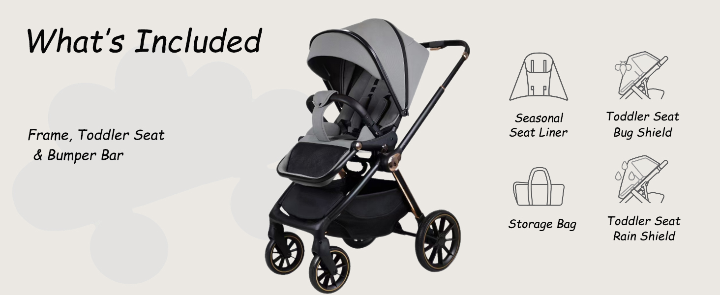 Plated Luxury Stroller