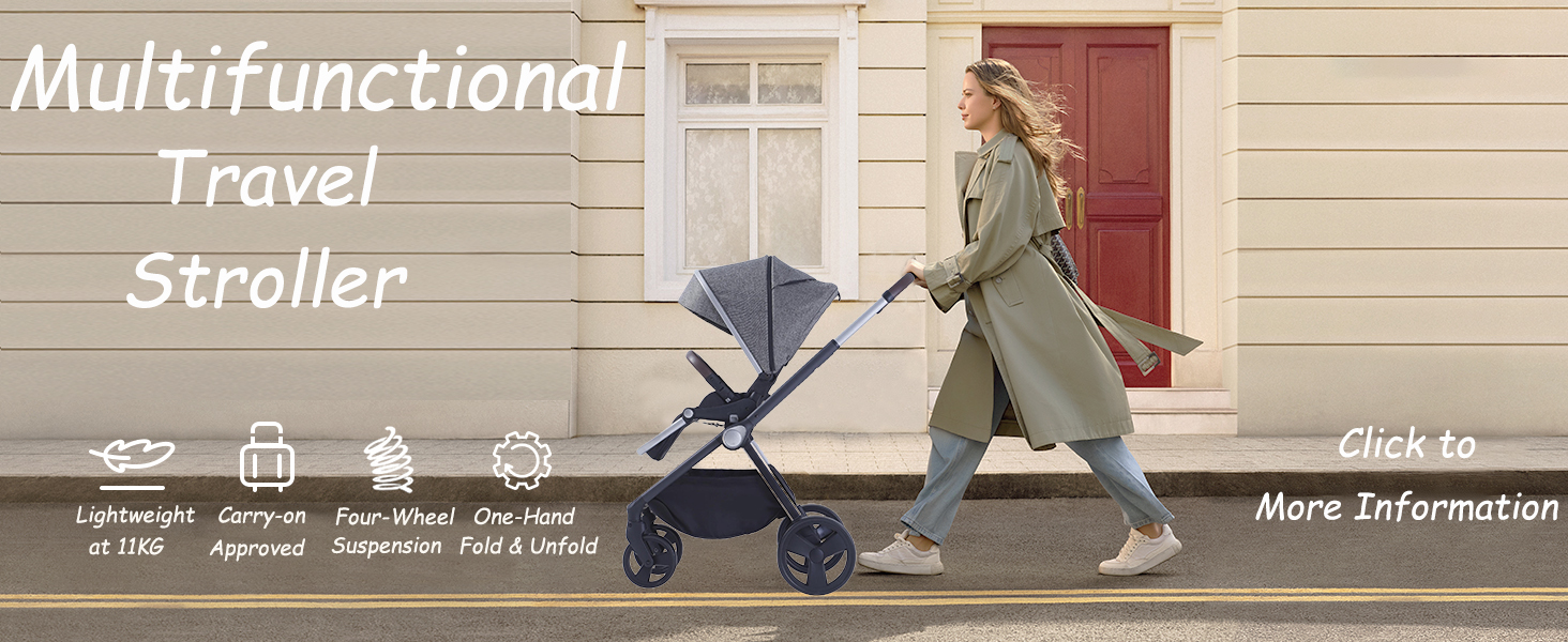 Multifunctional Travel Stroller