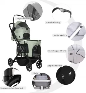 Double Pet Stroller