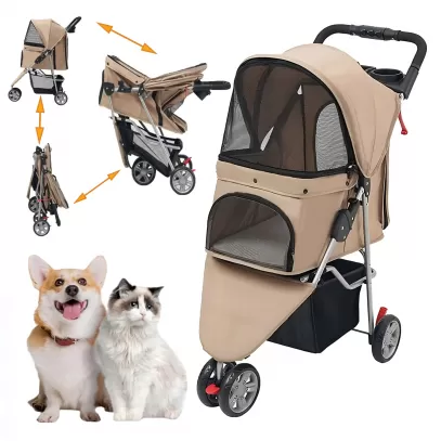 Three-wheeled Pet Cart