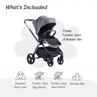 Aluminum Reversible Stroller