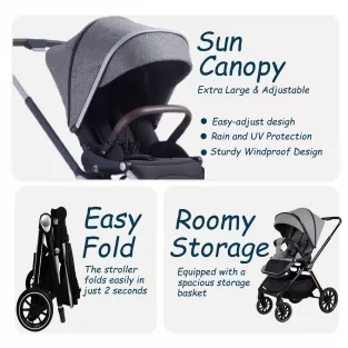 Plated Luxury Stroller