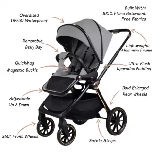 Plated Luxury Stroller