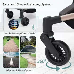 Plated Luxury Stroller