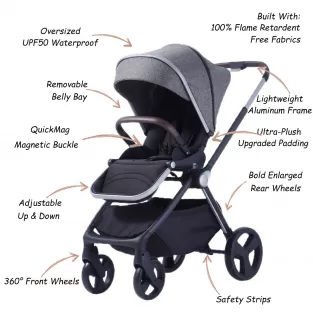 Carseat Big Wheel Stroller